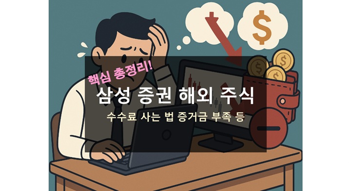 삼성 증권 해외 주식 수수료 완벽 정리! 환전·매수·출금까지 실전 꿀팁