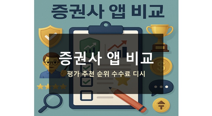 증권사 앱 비교｜수수료·추천 순위 총정리